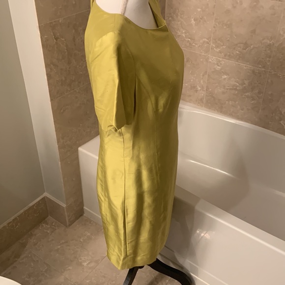 Vintage Dana Buchman Silk Button Dress - Picture 5 of 11